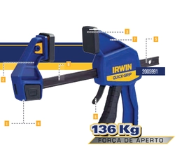 Grampos Rápidos Quick-Grip Medium-Duty